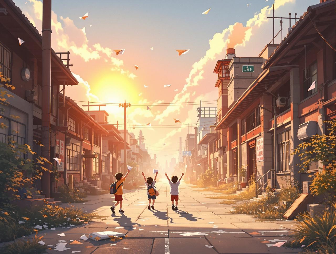 红果动漫作品《纸飞机》- 年代记忆题材短剧